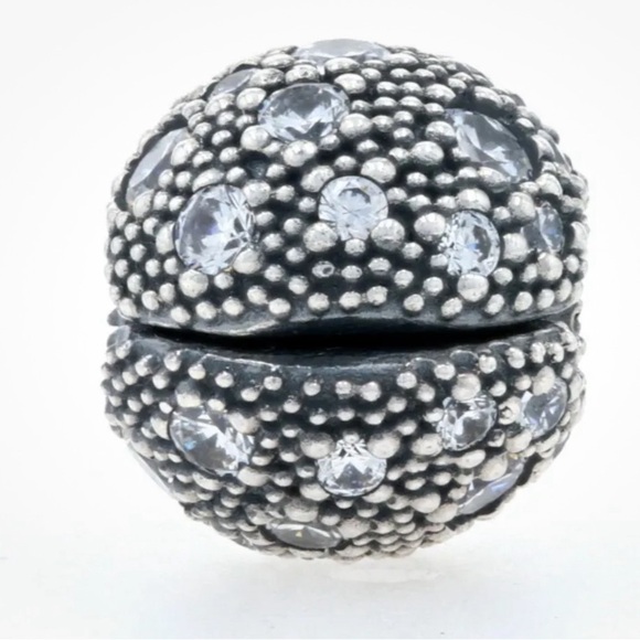 Pandora crystal Snap charm - Picture 1 of 4